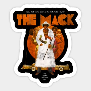 THE MACK IS BOSS RETRO Sticker